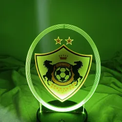 Qarabağ FK Loqolu LED İşıqlı Futbol Dekoru – Rəsmi Komanda Dizaynı thumbnail
