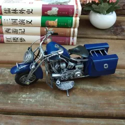 Stol Üstü Metal Motosiklet Suvenir – Vintage Dizayn thumbnail